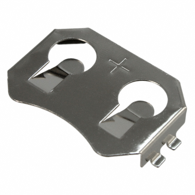 SMT CR2032 BK-912-1 hardware battery holder clip in bulk packing
