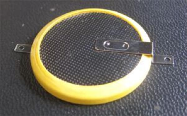 CR3032 lithium button cell battery with SMT tabs for POS machine