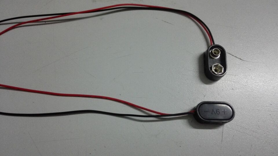 9v hard plastic battery snap/connector/Clip I type