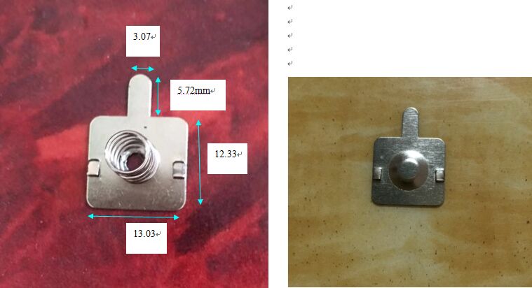 LR03 LR6 AA AAA size dry battery contacts  aa aaa Negative Positive contacts